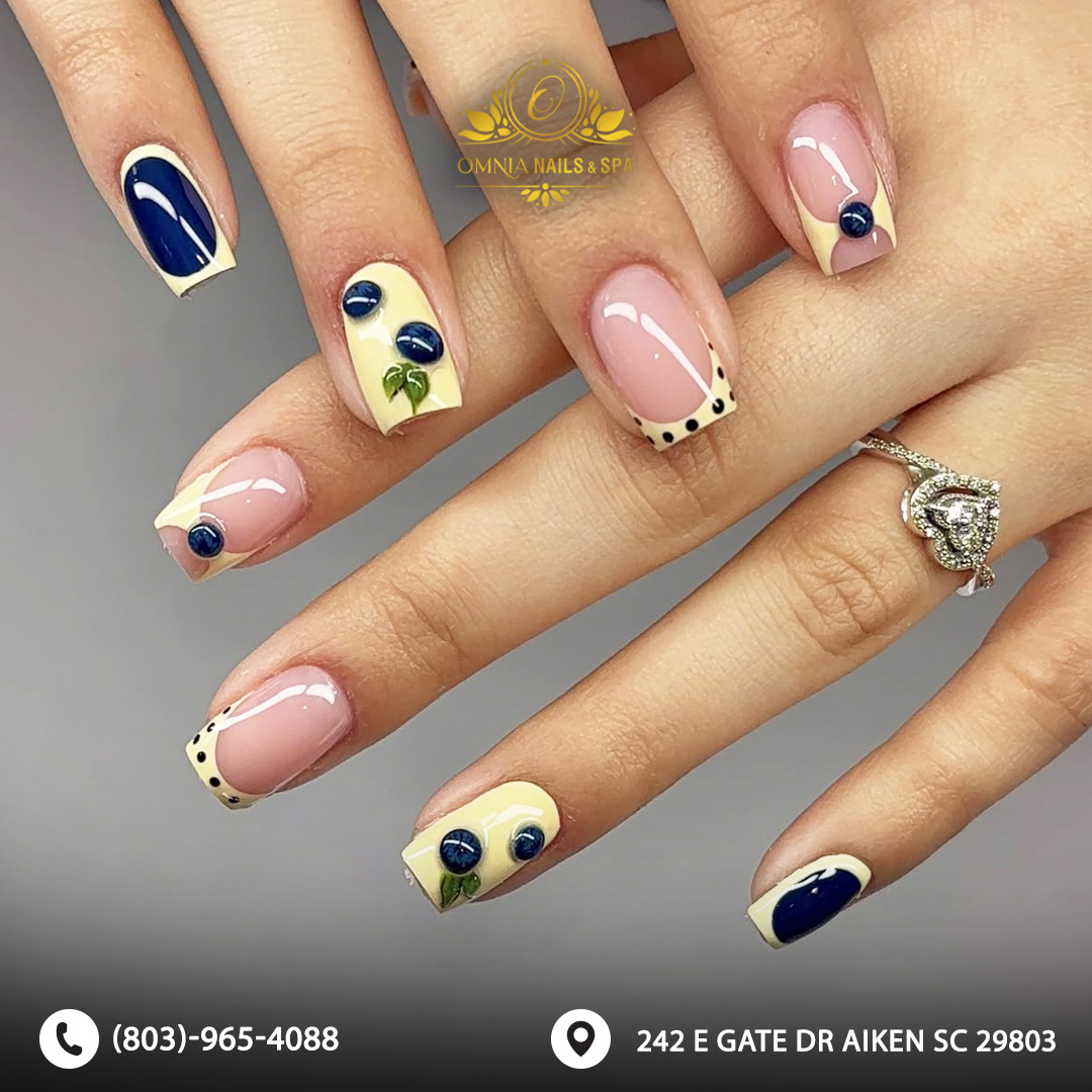 Omnia Nails & Spa nail work in Aiken, South Carolina